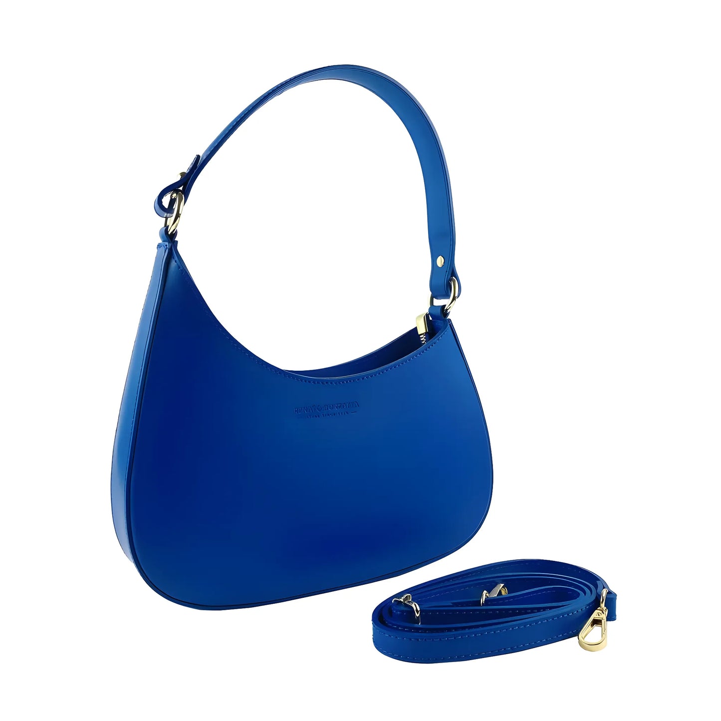 Vera Italian Leather Shoulder Bag – Royal Blue